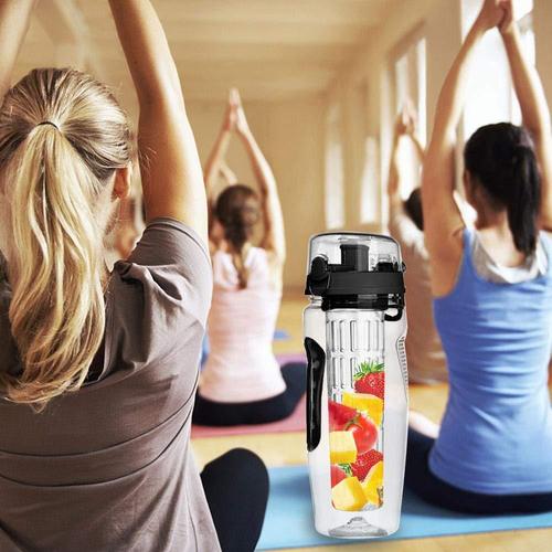 1000ml BPA Free Fruit Infuser Water Bottle with Shaker