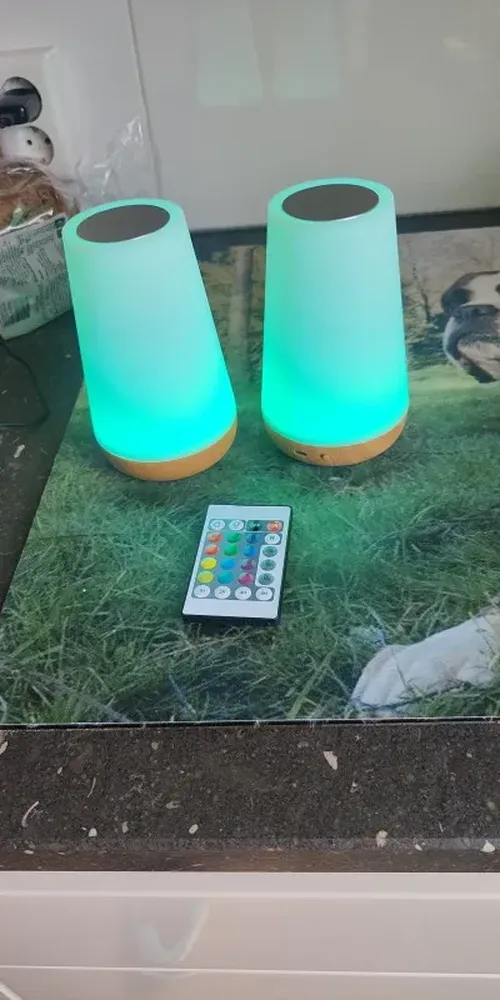 13 Color Changing RGB Night Light with Remote Control & Touch Sensor photo review