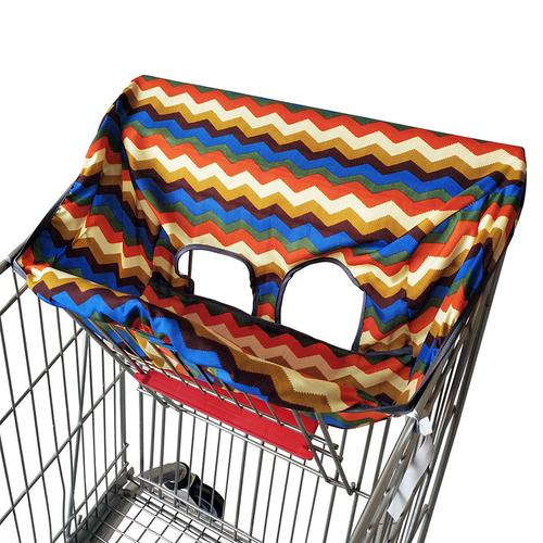 2-in-1 Baby Shopping Cart Cover &amp; High Chair Cover for Supermarket