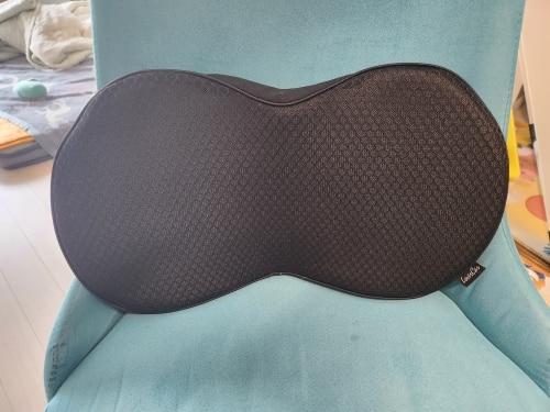 2-in-1 Memory Foam Car Seat Cushion for Lower Back Pain Relief and Hip Support photo review