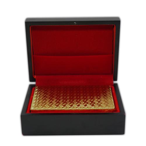 24K Gold-Plated Playing Cards With Optional Case