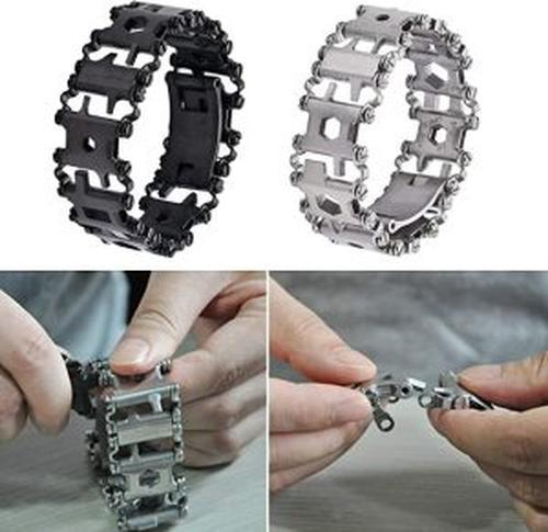 29-In-1 Stainless Steel Multi-Functional Tools Bracelet