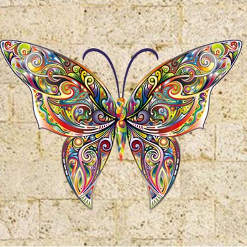 3D Colorful Butterfly Wall Art Decal for Living Room Bedroom