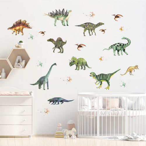 3D Dinosaur Stickers for Kids - Jurassic Period Animal Wall Decor