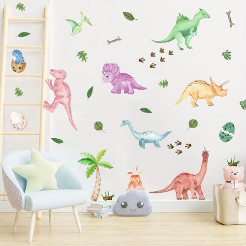 3D Dinosaur Stickers for Kids - Jurassic Period Animal Wall Decor