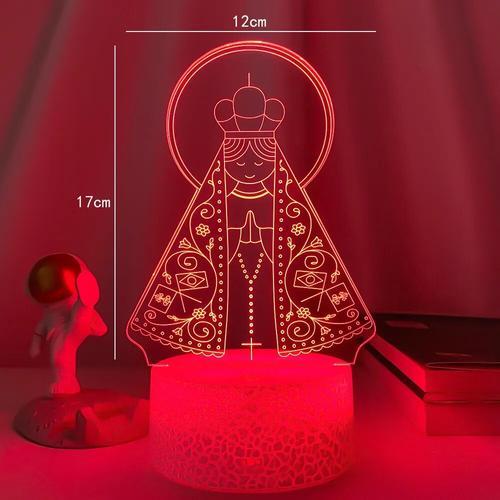 3D LED Night Light of Our Lady for Church Decoration and Gift