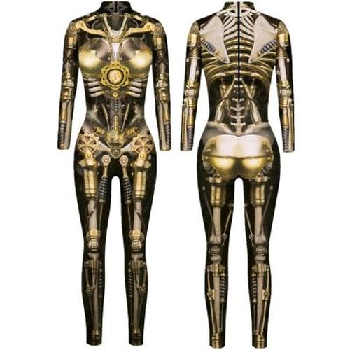 3D Robot Cyberpunk Bodysuit Costume S-Xl