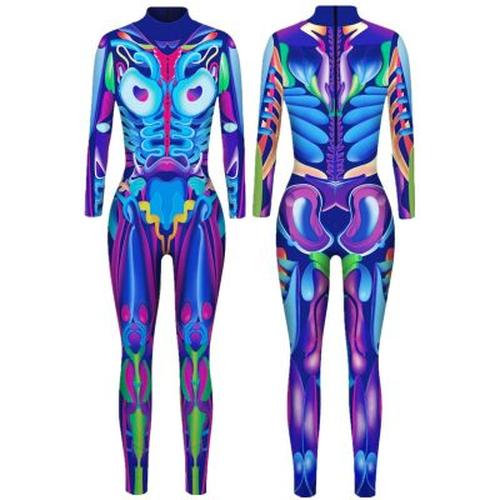 3D Robot Cyberpunk Bodysuit Costume S-Xl