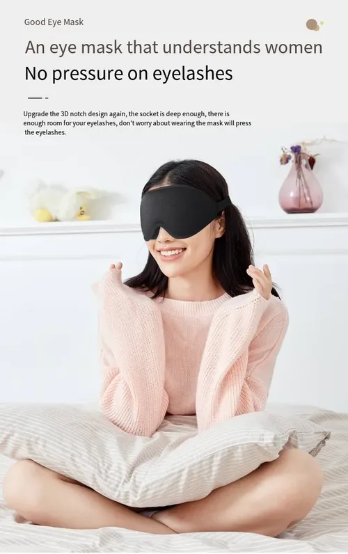 3D Sleep Mask with Memory Foam