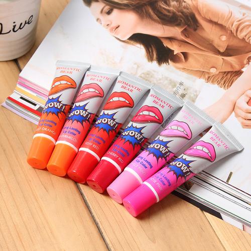 6-Pack Long-Lasting Waterproof Lip Stain Peel Masks for Naturally Tinted Lips