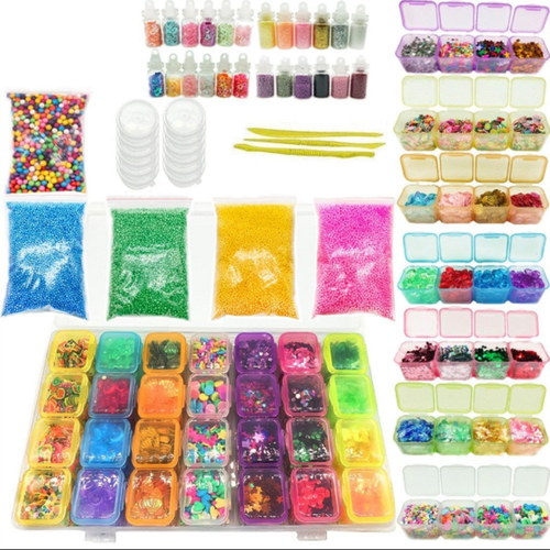 70 Pack Kids DIY Slime Making Kit