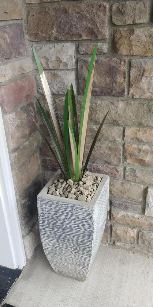 Large Tequila Rustic Sculpture, Rustic Metal Agave Plants, DIY Metal Agave Plant Home Decor photo review