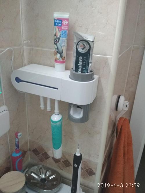 Antibacterial Toothbrush Holder & Toothbrush Sterilizer photo review