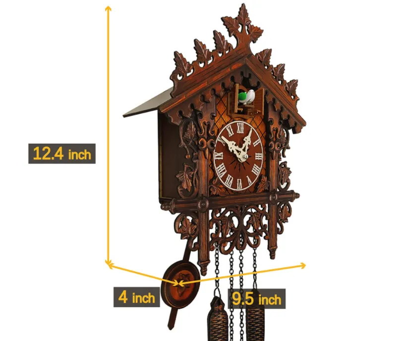 Antique Black Forest Wooden Cuckoo Clock