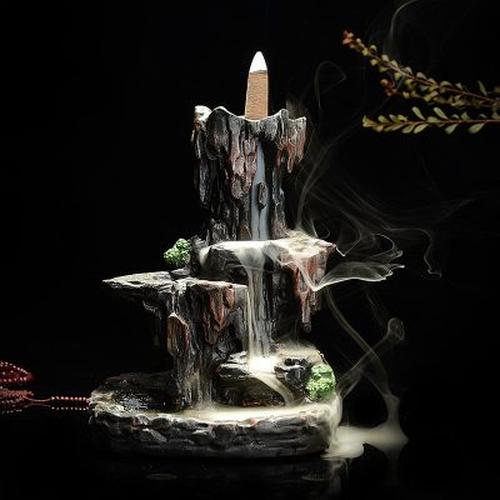 Aromatherapy Waterfall Incense Burner, Mountain And Water Flow Backwardsings