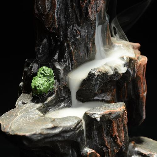 Aromatherapy Waterfall Incense Burner, Mountain And Water Flow Backwardsings