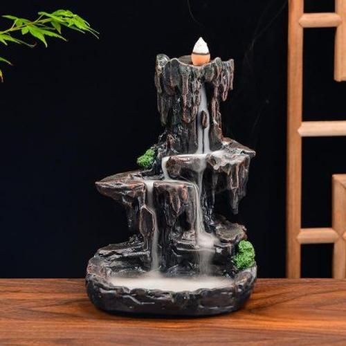 Aromatherapy Waterfall Incense Burner, Mountain And Water Flow Backwardsings