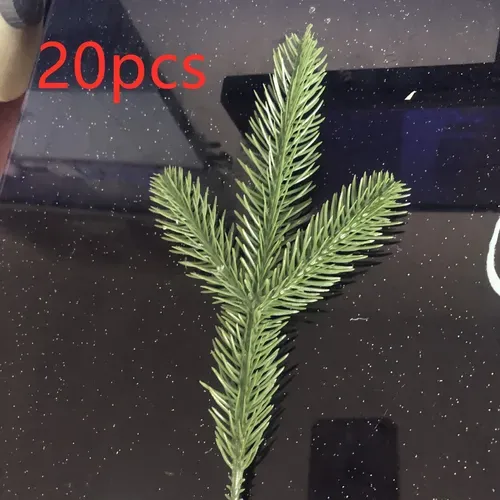 Artificial Pine Needle Branches Christmas Tree Ornaments for Home Decoration