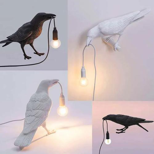 Auspicious Bird Table Lamp with Animal Shape for Home Decor