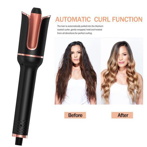 Automatic Curling Iron with Rotating Ceramic Tongs