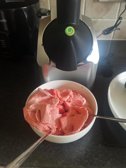 Automatic Fruit Ice Cream Maker photo review