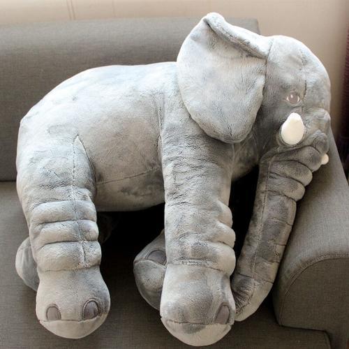 Baby Elephant Pillow, Elephant Doll Plush Toy Elephant Pillow Baby Comfort Doll