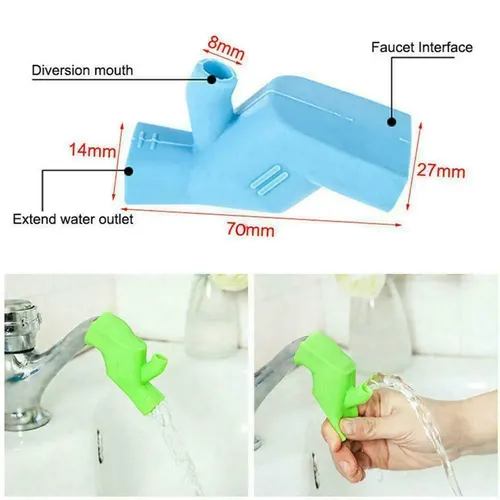 Baby Hand Washing Faucet Extender – Safe and Convenient for Bathroom and Kitchen