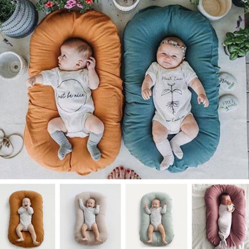 Baby Lounger | Baby Nest For Co-Sleeping - Cushioned Nest Sleep Pillow