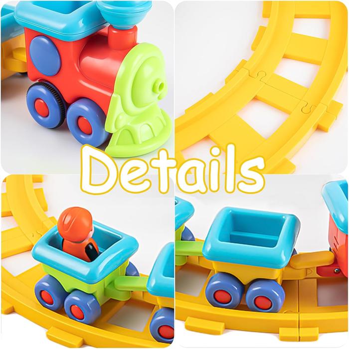 Baby Toys Train Set, Musical Electric Train Toys, Toddler Electric Train Set, Musical Train Toys with Tracks