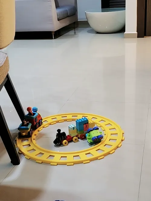 Baby Toys Train Set, Musical Electric Train Toys, Toddler Electric Train Set, Musical Train Toys with Tracks photo review