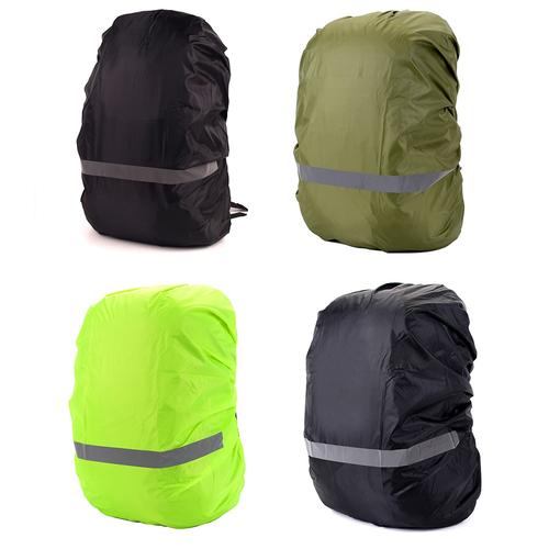 Backpack Rain Cover Outdoor Travel Hiking Climbing Bag Cover Foldable Waterproof With Safety Reflective Strip Raincover