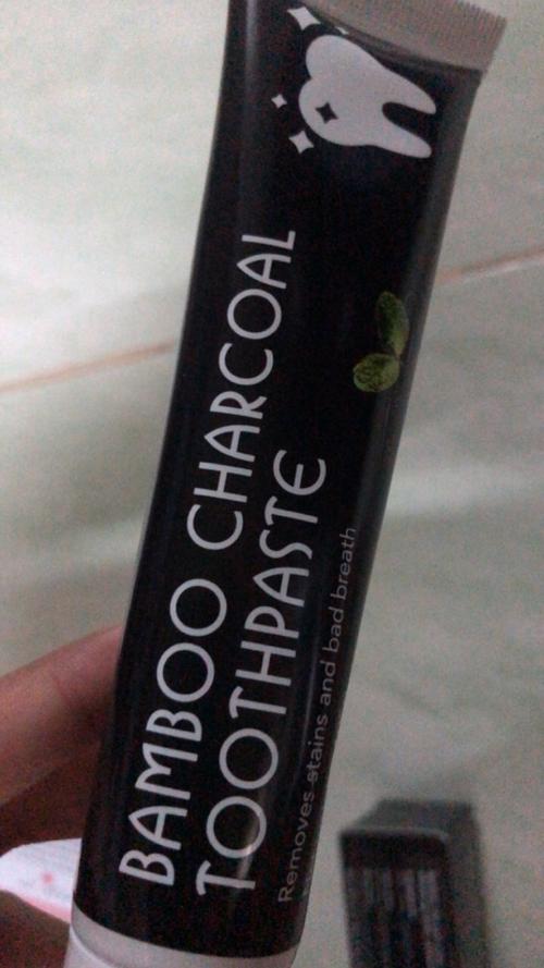 Bamboo Charcoal Toothpaste Teeth Whitening photo review