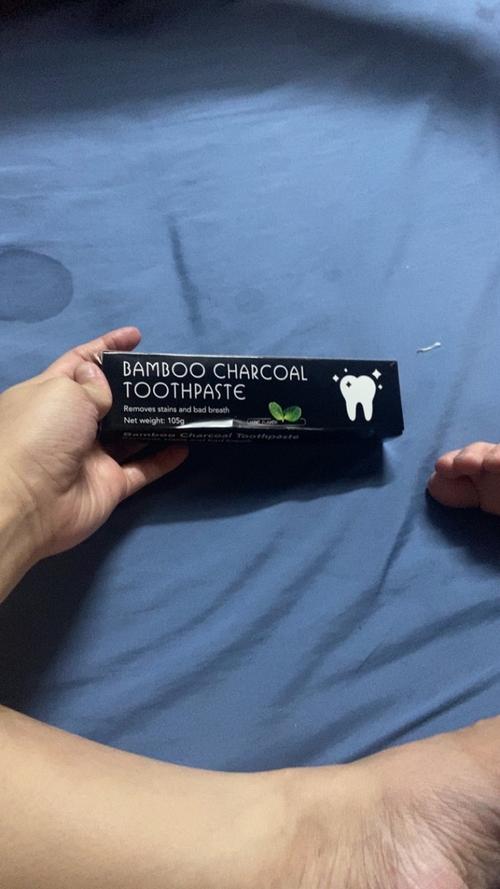 Bamboo Charcoal Toothpaste Teeth Whitening photo review