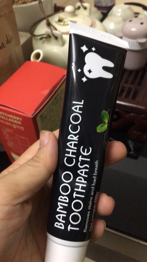 Bamboo Charcoal Toothpaste Teeth Whitening photo review