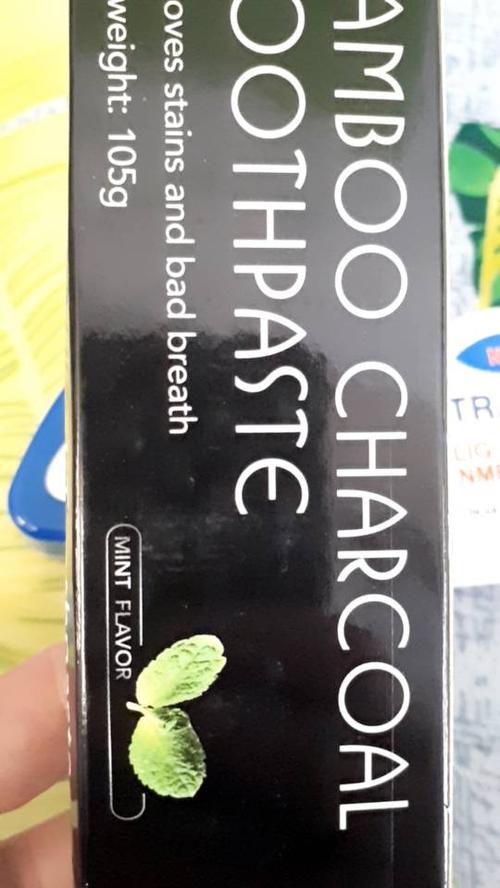 Bamboo Charcoal Toothpaste Teeth Whitening photo review