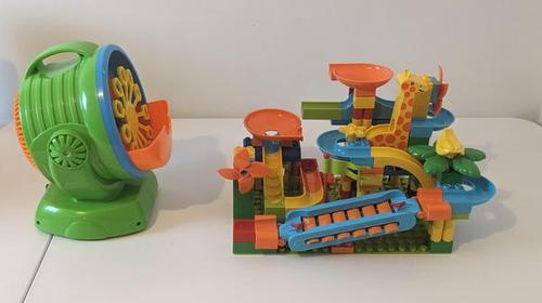 Marble Run for Kids, Classic Big Size Blocks Set, Crazy Marble Run Building Blocks with 4 Balls Race Track photo review