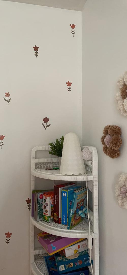 Boho Watercolor Flower Wall Decals for Kids Rooms Living Room Kitchen Decor photo review