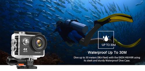 Brave 4 Waterproof Sports Action Camera Full Hd 4K 20Mp