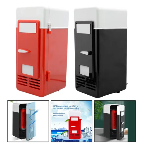 Car Mini Fridge Warmer and Cooler Dual Auto USB Refrigerator