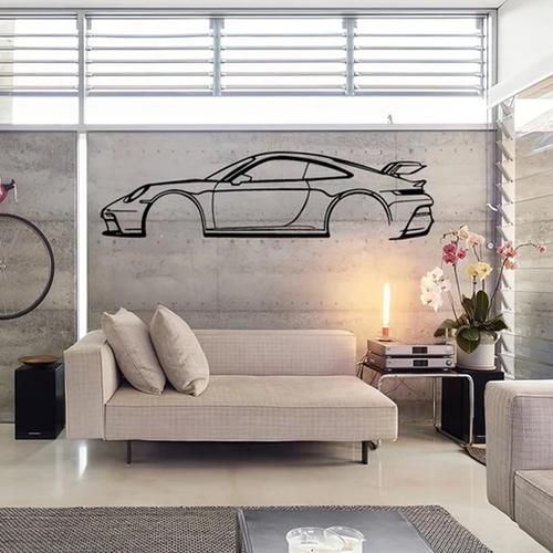 Car Silhouette Wall Sticker - Sports Cars Vinyl Art for Home Decor