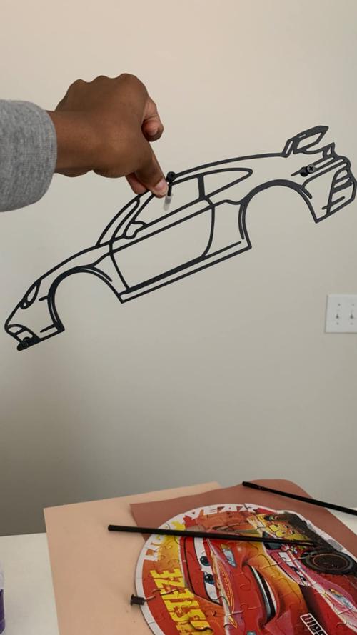 Car Silhouette Wall Sticker - Sports Cars Vinyl Art for Home Decor photo review