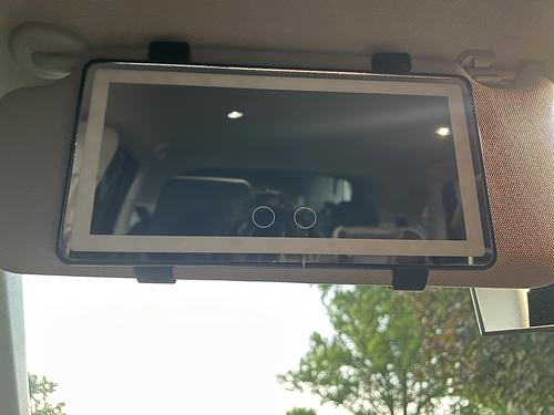 LED Mirror for Car Visor, Rechargeable Car Visor Vanity Mirror with 3 Light Modes & Dimmable Touch Screen photo review