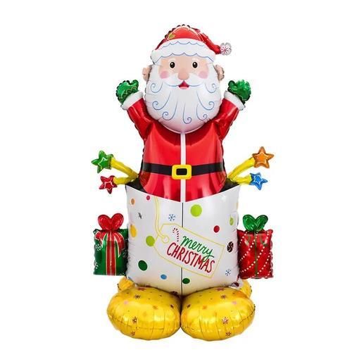 Christmas Decorations: Standing Snowman, Santa Claus Balloon, Xmas Nutcracker Soldier Ball, and More