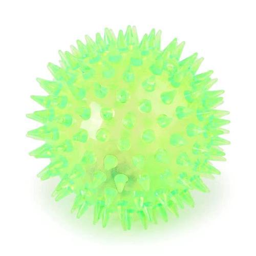 Colorful Rubber Squeaky Toys for Dogs and Cats - Luminous Pet Toy Ball