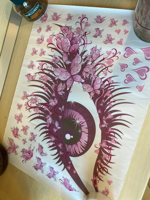 Creative Eyelashes Wall Sticker for Living Room Decoration photo review