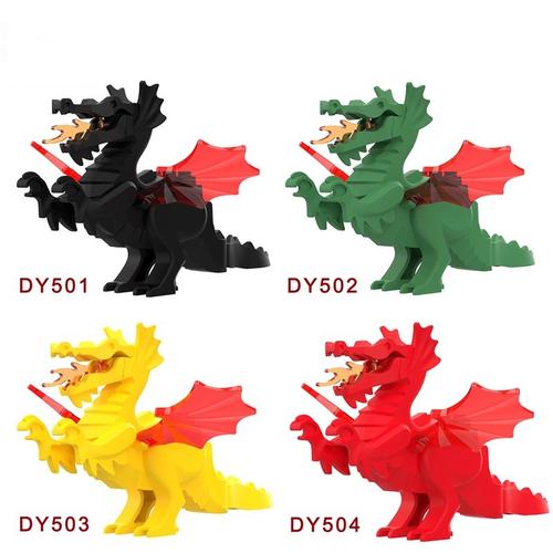 Creative Medieval Dragon  Figures Building Blocks Bricks Collection  Toys For Children