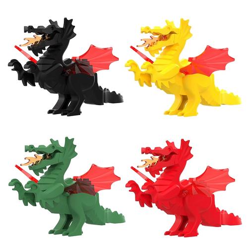 Creative Medieval Dragon  Figures Building Blocks Bricks Collection  Toys For Children