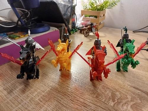 Creative Medieval Dragon  Figures Building Blocks Bricks Collection  Toys For Children photo review