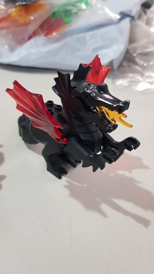 Creative Medieval Dragon  Figures Building Blocks Bricks Collection  Toys For Children photo review