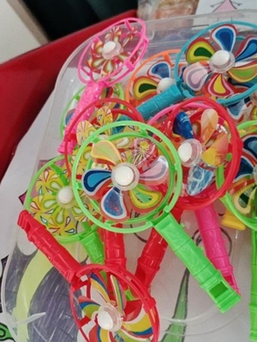 Cute Whistle Windmill Noise Makers for Kids Party Favors photo review